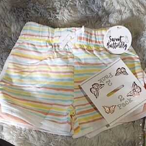 Striped Kids Shorts - Multicolor